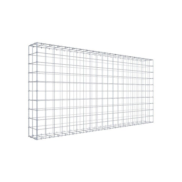 Gabione 200 cm x 100 cm x 20 cm (L x H x T), Maschenweite 10 cm x 10 cm, C-Ring