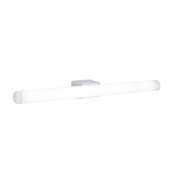 Moderne LED Spiegelleuchte für Badezimmer mit Metallhalterung und länglichem Diffusor