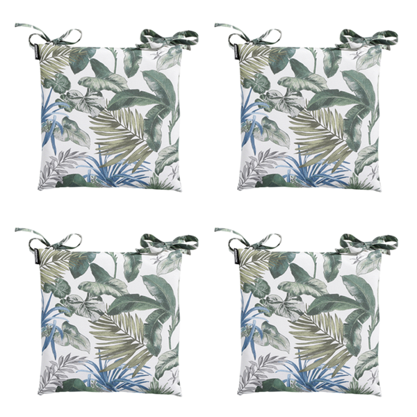 Sitzkissen Bliss blau - Ca. 46x46 cm - 4er-Set
