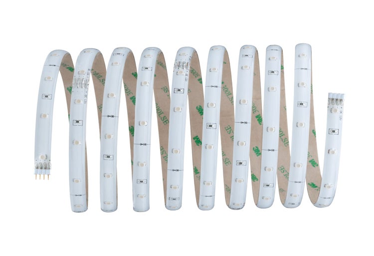 LED-Streifen mit Klebeband aufgerollt