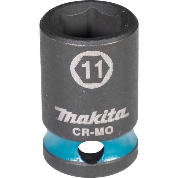Makita E-15920 Steckschlüssel 3/8 SW11 Impact Black kurz