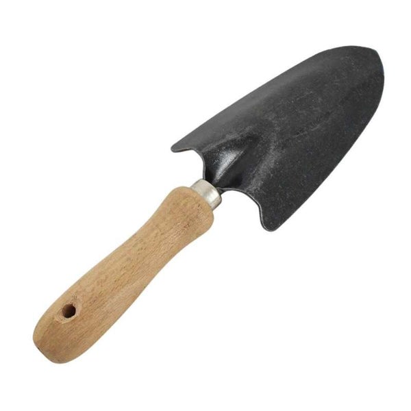 Pflanzkelle (Karbonstahl) mit Holzgriff
