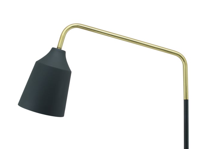 Minimalistische Stehlampe in Blau, Skandinavisches Design Modern 160 cm | Wohnzimmer Esszimmer Leuchte