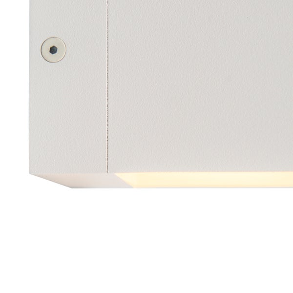 Moderne Wandleuchte weiß mit Lichteffekt - Transfer