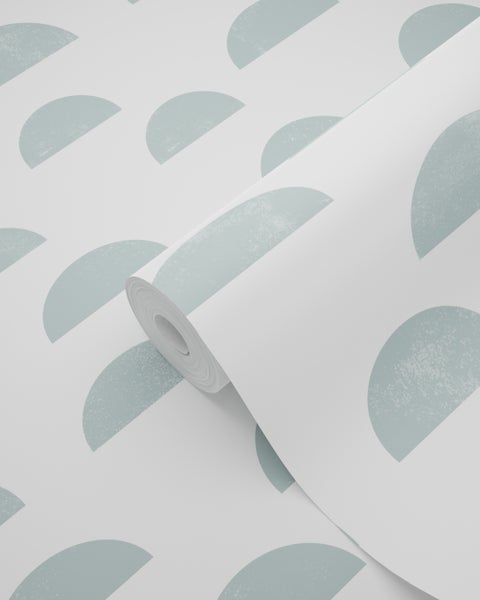 Tapetenrolle mit Halbkreis Muster