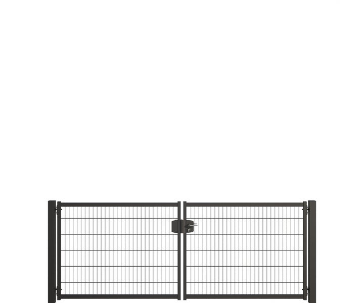 Doppelflügeltor aus Metall für den Garten