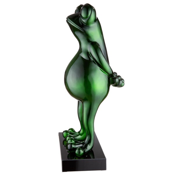 Skulptur GILDE Dekoration Höhe 68cm Breite 32cm grün Kunstharz, Marmor