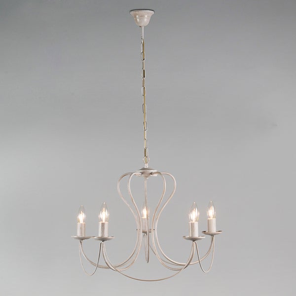 Klassischer Kronleuchter taupe - Como 5