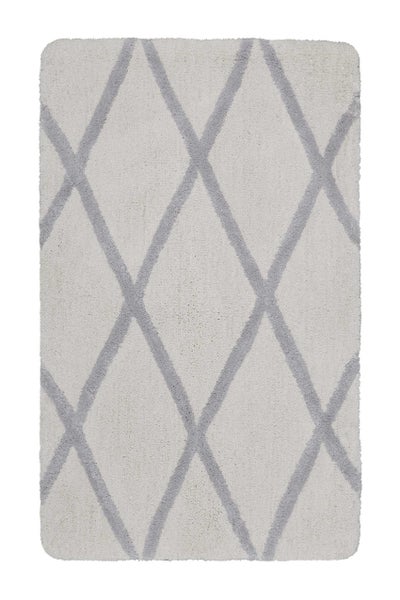 Badteppich Beige Grau San Bosa Homie Living 70x120 cm