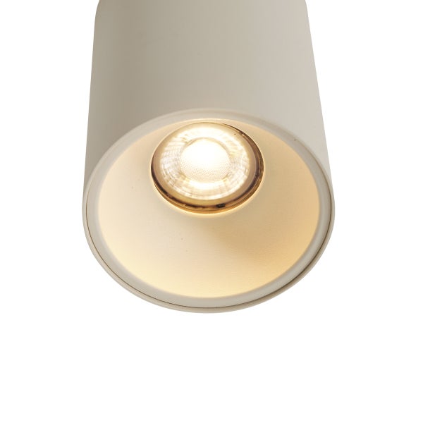 Aufbauleuchte mit eingeschalteter Lampe