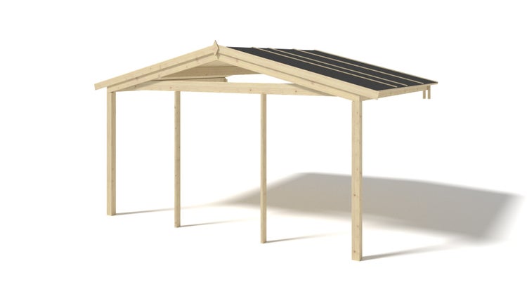 Gartenhaus, Gerätehaus 28m2 - 4x4m - 40mm