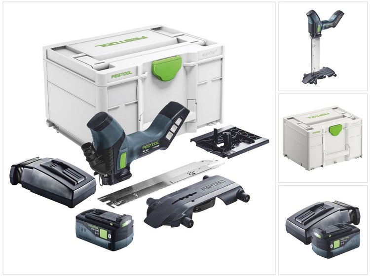 Festool ISC 240 EB-Basic Akku Dämmstoffsäge 18 V 240 mm + 1x Akku 5,0 Ah + Ladegerät + Systainer