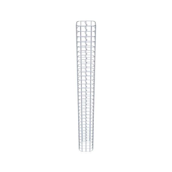 Gabionensäule 17 x 17 cm, MW 5 x 5 cm eckig - Höhe: 1,60 m