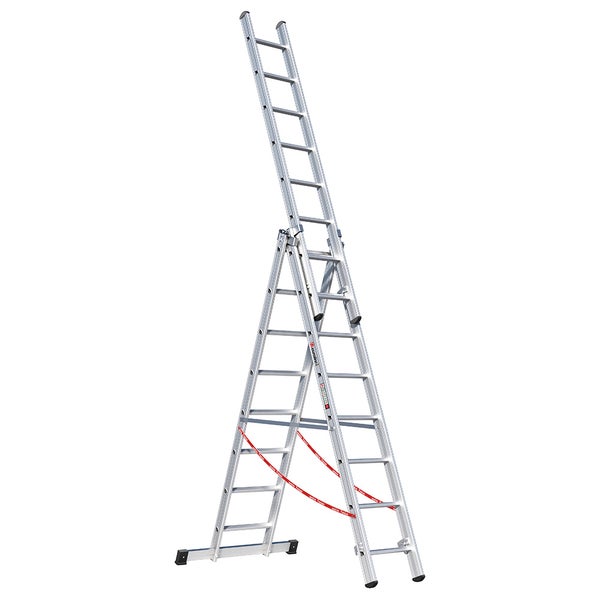 Mehrzweckleiter mit drei Teilen in A-Form