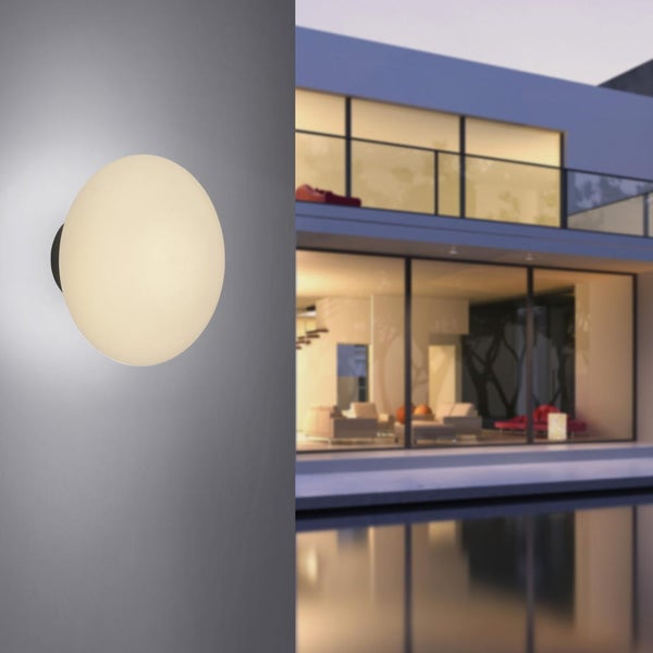 LED Wand- und Deckenleuchte Olaf in Grau 6W 470lm IP54