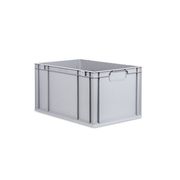 PROREGAL Spar Set 10x Eurobox Nextgen Economy Mit Scharnierdeckel & Blauen Schiebeschnappverschlüsse Griffe Geschlossen HxBxT 32 x 40 x 60 cm 65 Liter