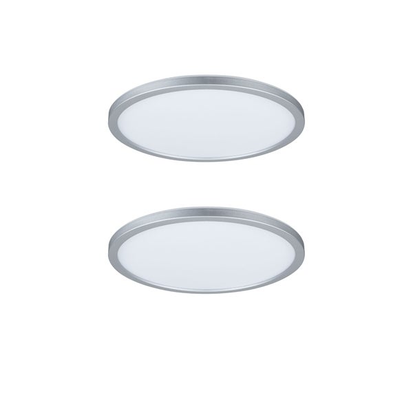 LED Panel Abia rund 300mm 2x22W 2x2200lm 2700K Chrom matt