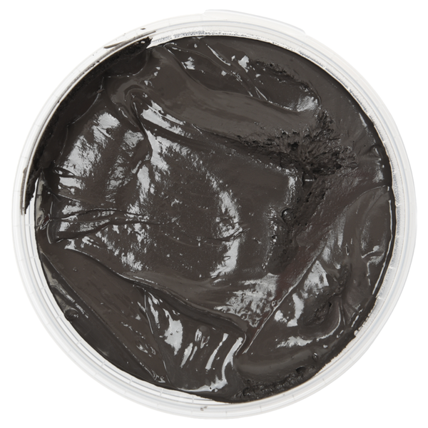 Spachtelmasse in einem offenen Behälter, Draufsicht