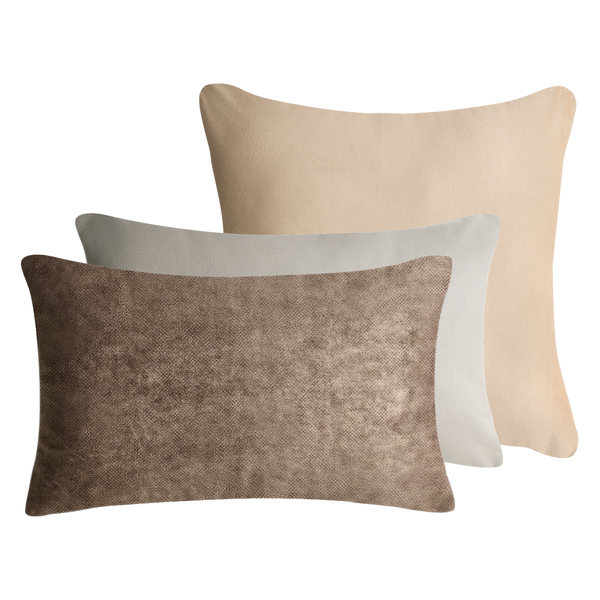 Rechteckiges Dekokissen aus Stoff