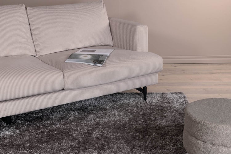 Mattis Teppich 290x200 cm Polyester grau. 200 X 290 X 2 cm