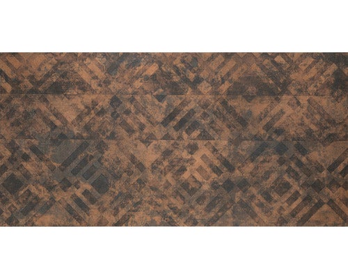 Dekorfliese Rusty Square 60x120 cm
