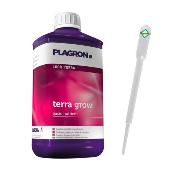 Plagron Terra Grow 10 Liter – Mineralischer Dünger für gesundes Pflanzenwachstum, vielseitig einsetzbar mit Pipette für kräftige Pflanzen bei Grow, Tomaten & Orchideen
