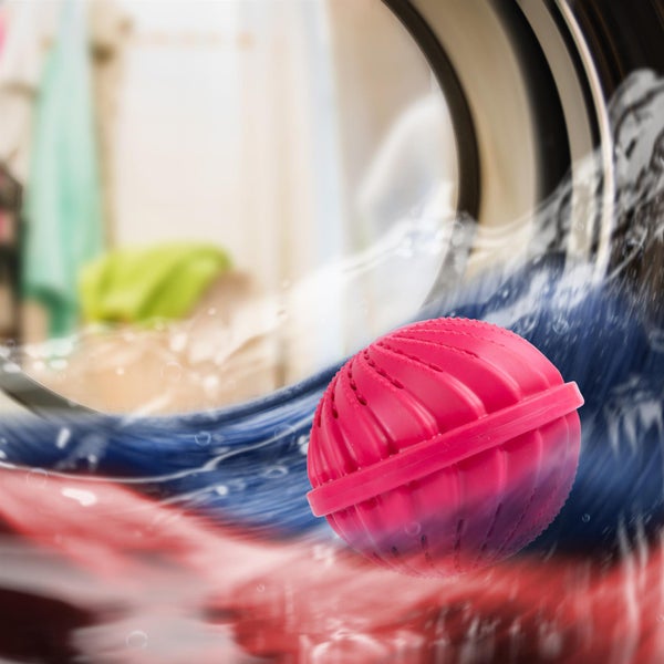 Hinrichs 2 Waschbälle – Pinker Waschball mit Lavendel Geruch