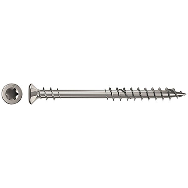 Fischer 200x Power-Fast Terassenschraube 5,5 x 40 Senkkopf A2 TX - 660614