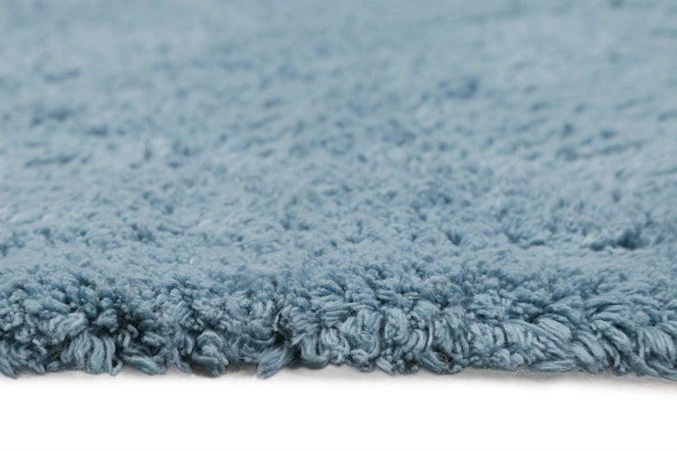 Badteppich Blau Ole WECONhome Basics 90 cm rund