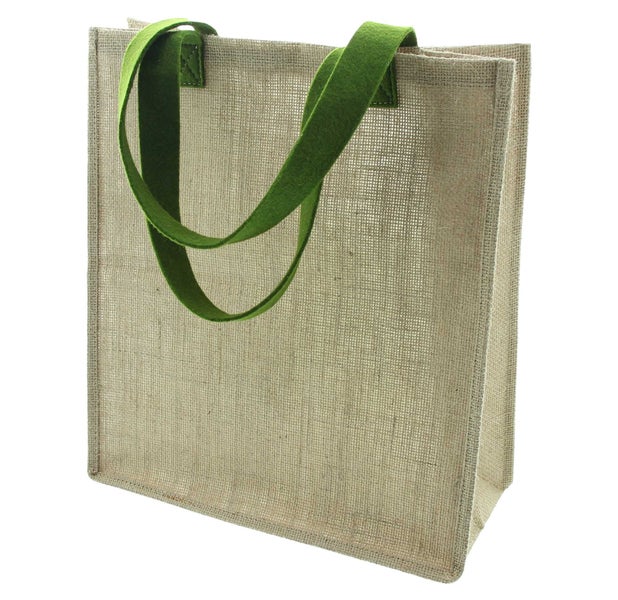 FRANK FLECHTWAREN | Tasche Green Nature, JUTE, BAUMWOLLE, 35 x 15 x 40 cm