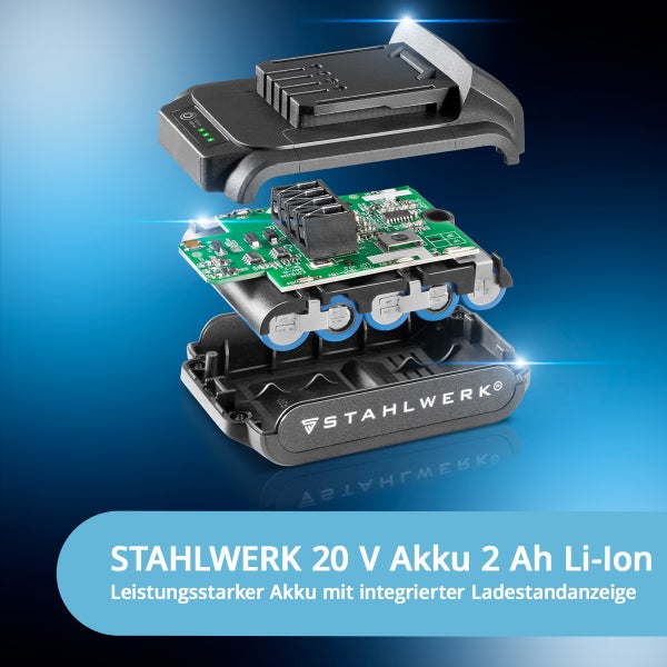 STAHLWERK Deltaschleifer Multicutter Akku Multifunktionswerkzeug 900 W Brushless