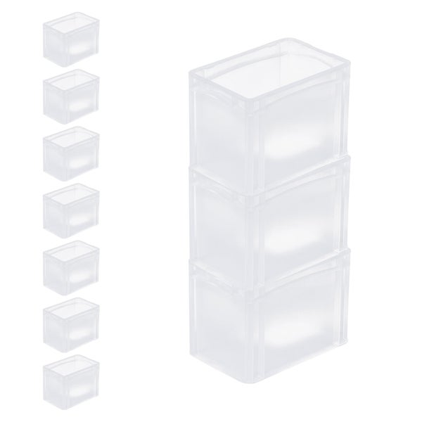 PROREGAL SuperSparSet 10 x Transparenter Eurobehälter BasicLine Mit Geschlossenem Griff und Klickdeckel HxBxT 22 x 20 x 30 cm 9,4 Liter Eurobox