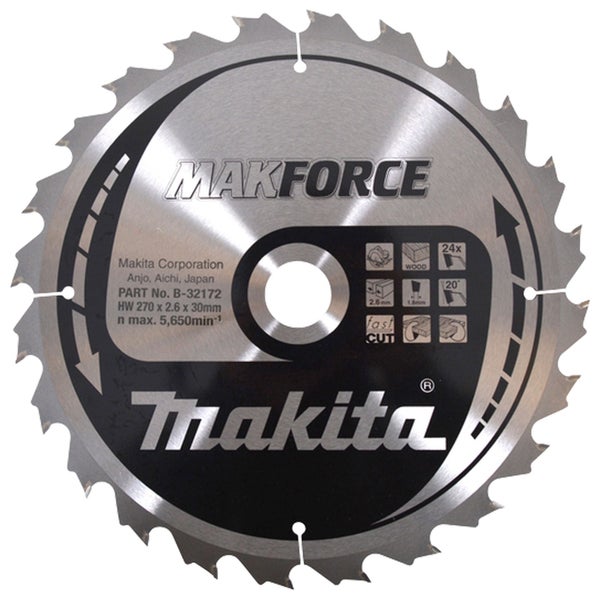 Makita MAKFORCE Sägeblatt 270x30x24Z - B-32172