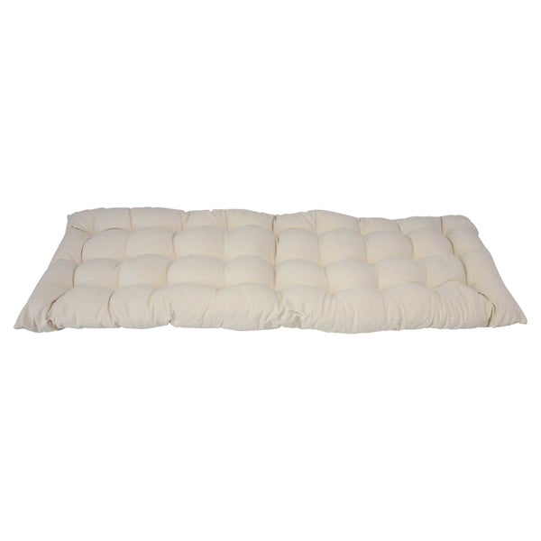 FRANK FLECHTWAREN | Bankauflage Beige, BAUMWOLLE, POLYESTER, 40 x 120 cm
