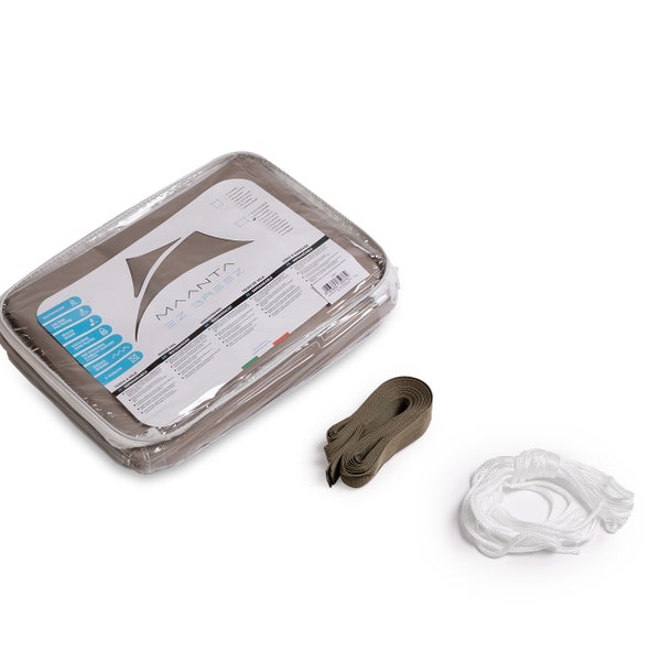 Sonnensegel Wasserdicht Taupe Quadrat 450x450 Cm - Maanta® Ez Breez