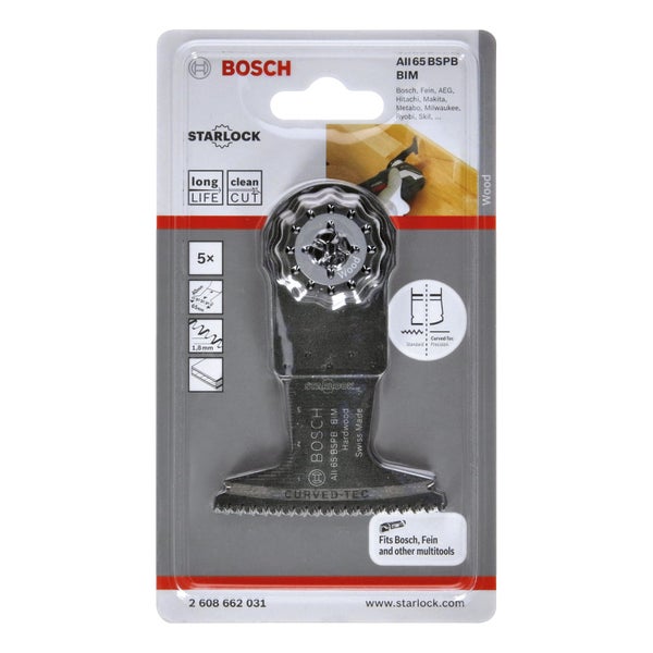 Bosch All 65 BSPB BIM Tauchsägeblatt im Blisterpack
