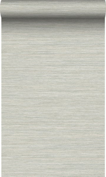 Origin Wallcoverings Tapete Gewebeoptik Grau - 0,53 x 10,05 m - 347652