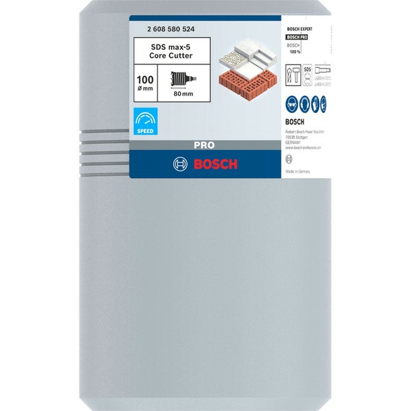 Bosch PRO SDS max-5 Core Cutter 100 x 80 x 96 mm - 2608580524