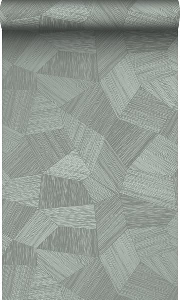Origin Wallcoverings Tapete 3D-Muster Blaugrau - 53 cm x 10.05 m - 347820