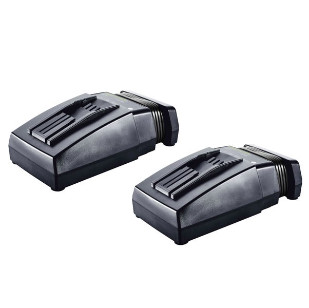 Festool 2x TCL 6 Li-Ion Schnell Ladegerät ( 2x 201135 ) Doppel Lader Set