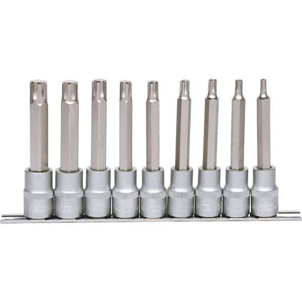 KS TOOLS 1/2 Bit-Stecknuss RIBE-Satz 9tlg. M5-M14 - 911.1335