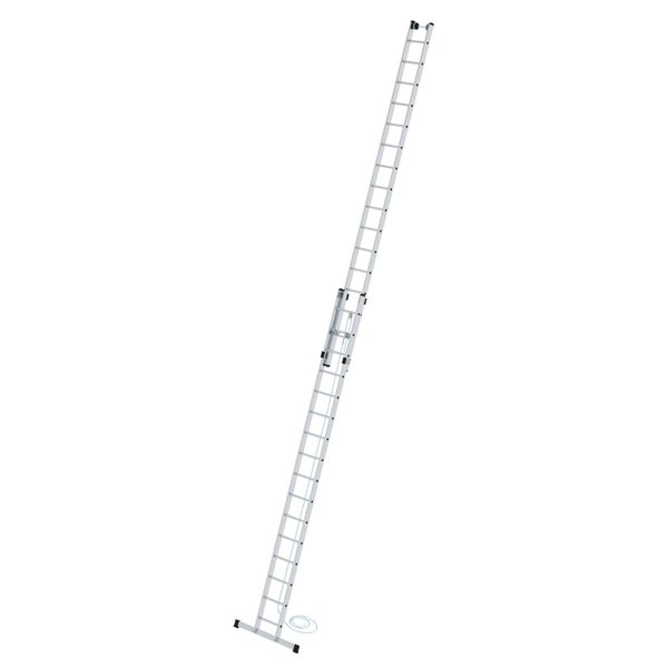 PROREGAL Sprossen-Seilzugleiter 2-Teilig mit Standard-Traverse 2 x 16 Sprossen