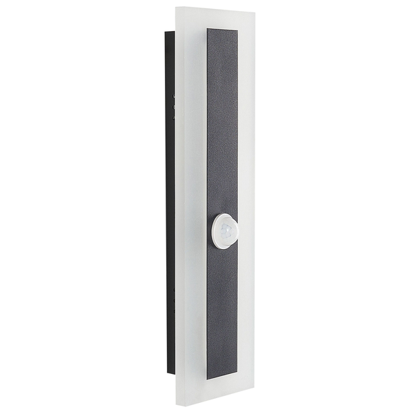 Technische Zeichnung einer Wandleuchte mit Maßangaben