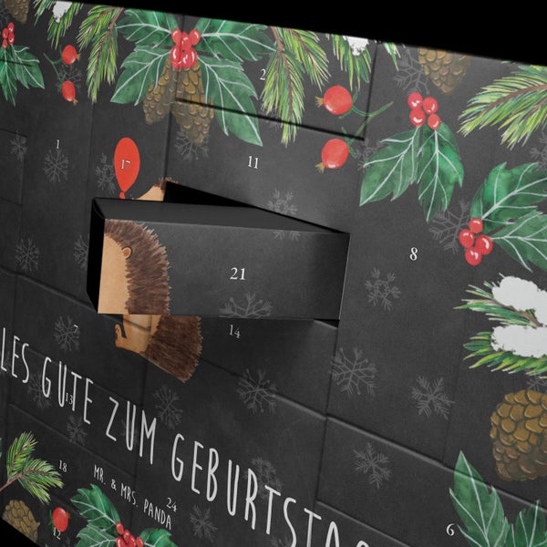 Mr. & Mrs. Panda Befüllbarer Adventskalender Igel Luftballon - Schwarz