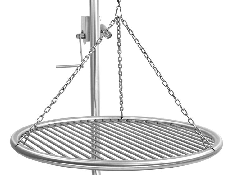 Libatherm hoher Edelstahl-Schwenkgrill 60 cm Grillgalgen und Feuerschale