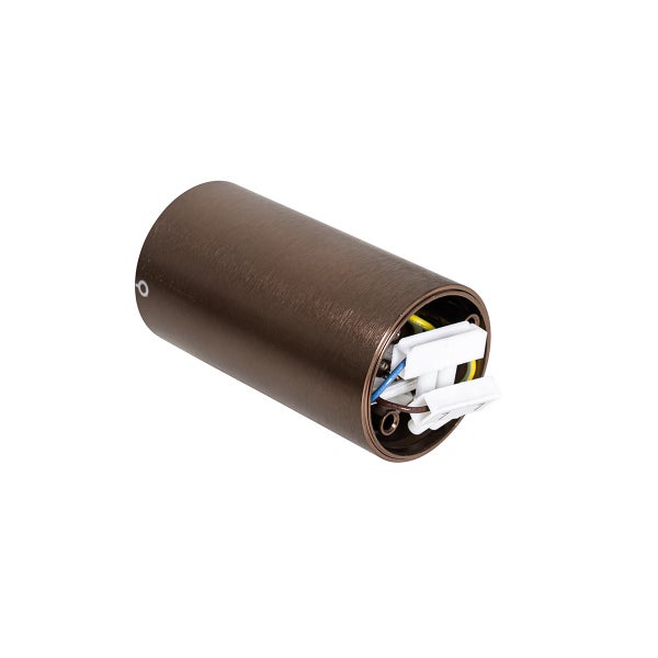 Zylindrischer Lampenschirm mit elektrischen Anschlüssen