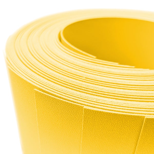 Rolle gelber PVC-Bodenbelag