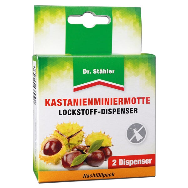 Kastanienminiermotte Lockstoffdispenser – Effektive Pheromonfallen für den Schutz von Rosskastanien – Einfache Anwendung für Garten & öffentliche Anlagen