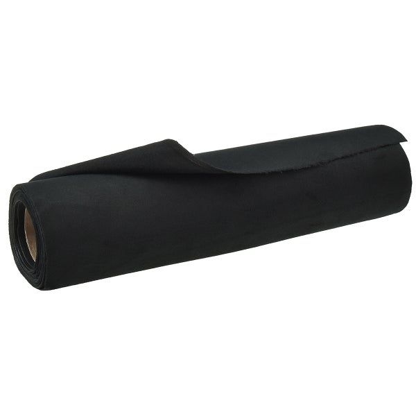 Rolle schwarzes Unkrautvlies oder Teichvlies aus strapazierfähigem Material.