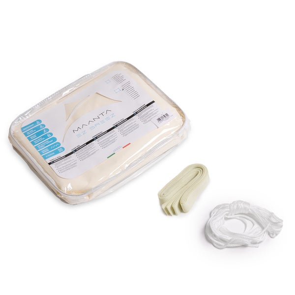 Sonnensegel Wasserdicht Ivory Quadrat 400x400 Cm - Maanta® Ez Breez